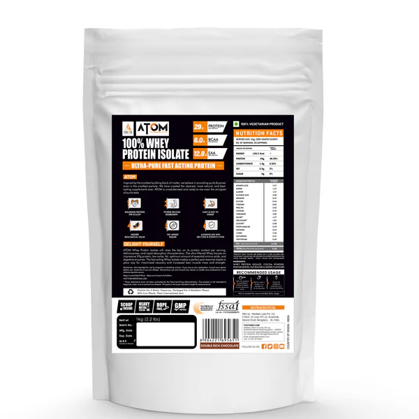 Atom Isolate Protein 1Kg |Whey Protein